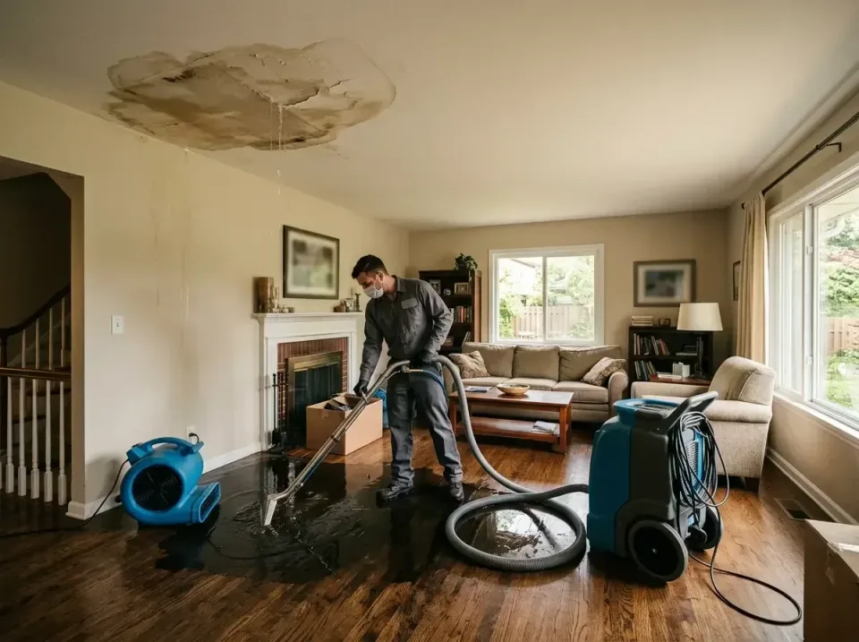 attic-pipe-burst-ceiling-drip-008 — frequently asked questions, Water Damage Restoration & Carpet Care in Honeygo, MD
